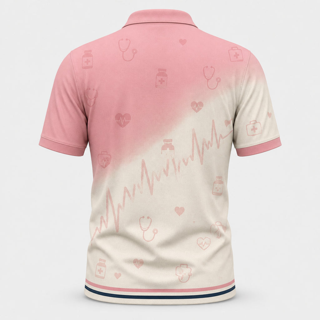School Nurse Pride Crest AOP Polo - Polo shirt - All over printed 0b250920-17ba-4f9e-b7af-156a4d004e9b.jpg