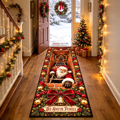 Santa Claus Chimney Runner Rug - Personalized Christmas Home Decor for Family 0b4c5dd9-32ed-47ce-b7f3-d3b8c29152ce-Banner-3.jpg