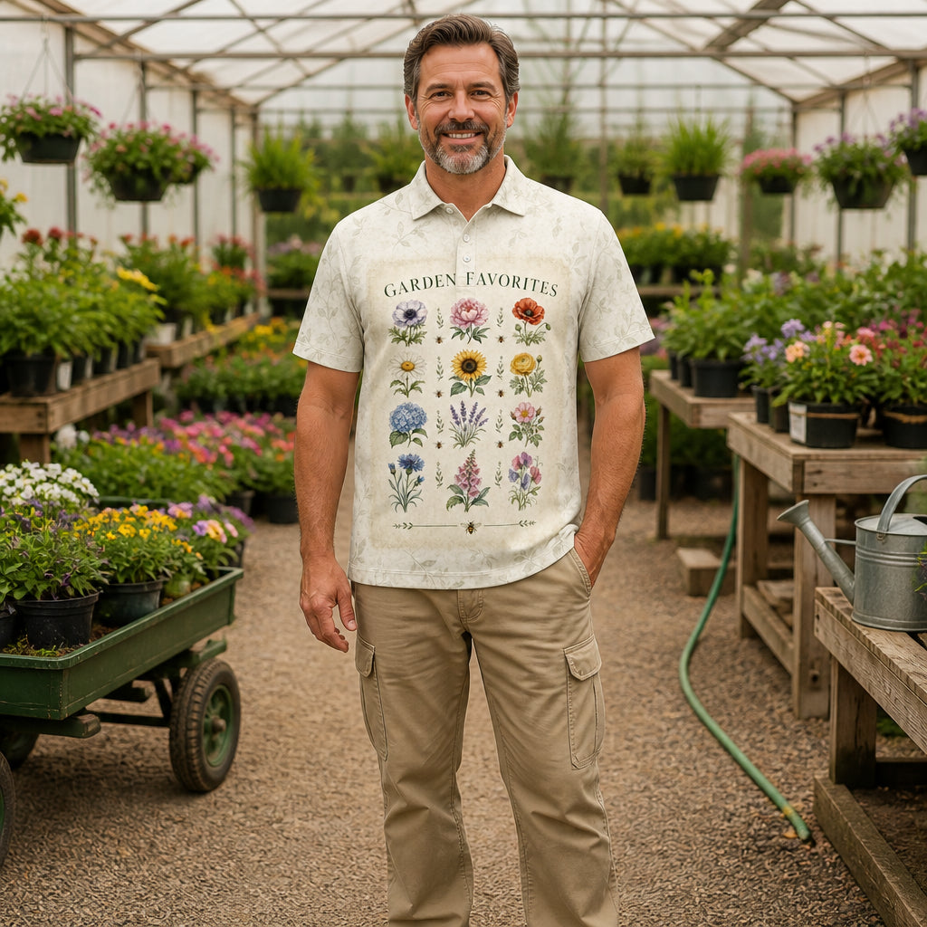 Garden Favorites Botanical Grid Polo - Polo shirt - All over printed 0b52639a-20b8-4abe-886b-a333b6bbebf7.jpg