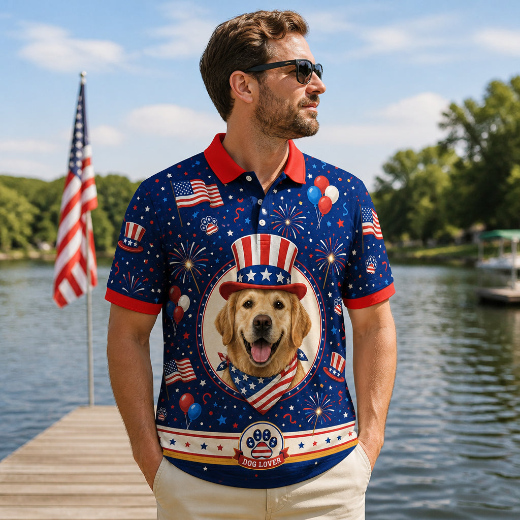 Custom Dog Photo 4th of July Shirt - How to customize