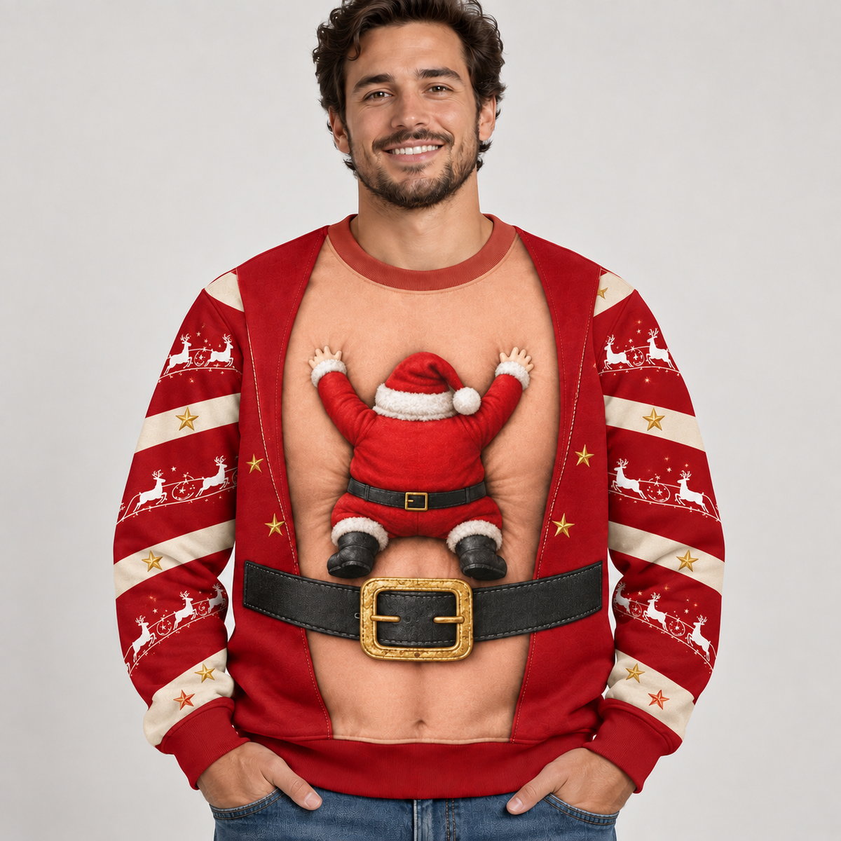 Hairy Chest Ugly Christmas Sweatshirt, Funny Dad Holiday Tee, Xmas Party - Funny Gift For Hims 0bfdd722-1287-4b25-ac18-0c856ddb7c69--o4.png