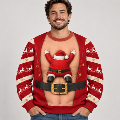 Hairy Chest Ugly Christmas Sweatshirt, Funny Dad Holiday Tee, Xmas Party - Funny Gift For Hims 0bfdd722-1287-4b25-ac18-0c856ddb7c69--o4.png