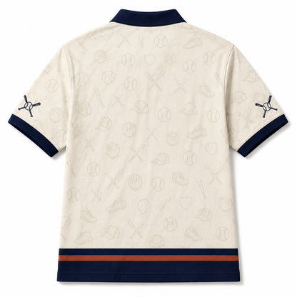 Baseball Dad Polo - Back view
