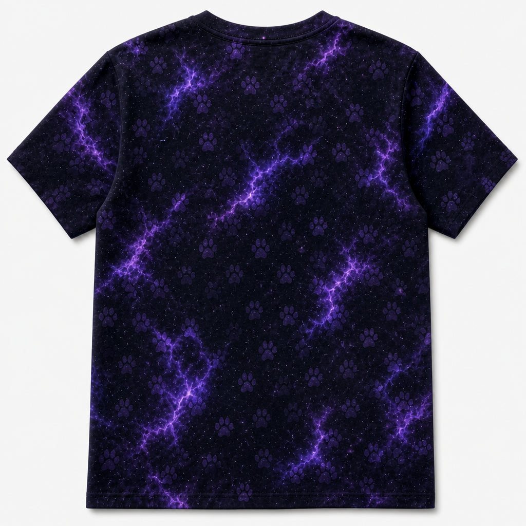 Cat Dad – Custom 3-Photo Tee - Back view