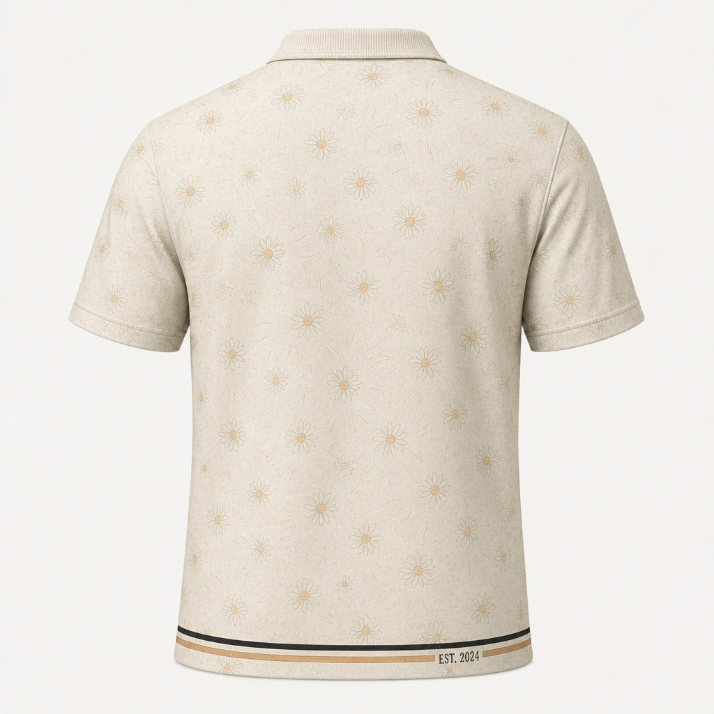 Pick Flowers Not Fights Retro Daisy Polo - Polo shirt - All over printed 0d7a0232-5293-42f8-b87d-a14502d3fae1.jpg