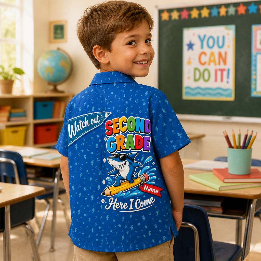 Watch Out Second Grade Shark AOP Kids Hawaiian – Personalized Name - Personalized Hawaiian Kids Shirt - AOP 0dc767ae-7c31-4c93-9c4f-cdf60c93e419.jpg