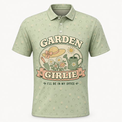 Garden Girlie Crest Polo - Polo shirt - All over printed 0fed0fc6-45ce-4e63-b7d7-cb0e65660f6b.png