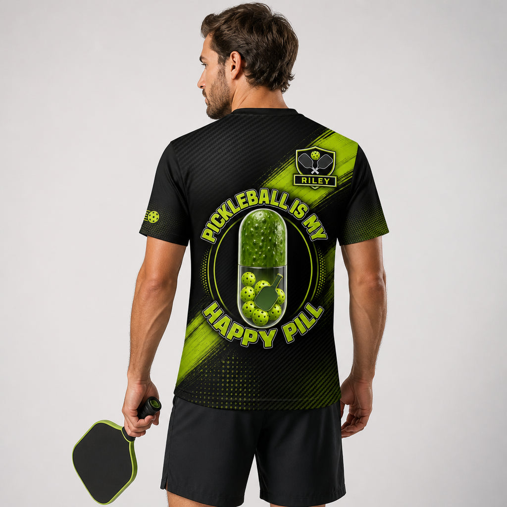 Pickleball Happy Pill AOP Tee with Custom Name - Personalized T-Shirt - All over printed 0ff2db14-0e2d-458e-869e-2f8c15a5350e.jpg