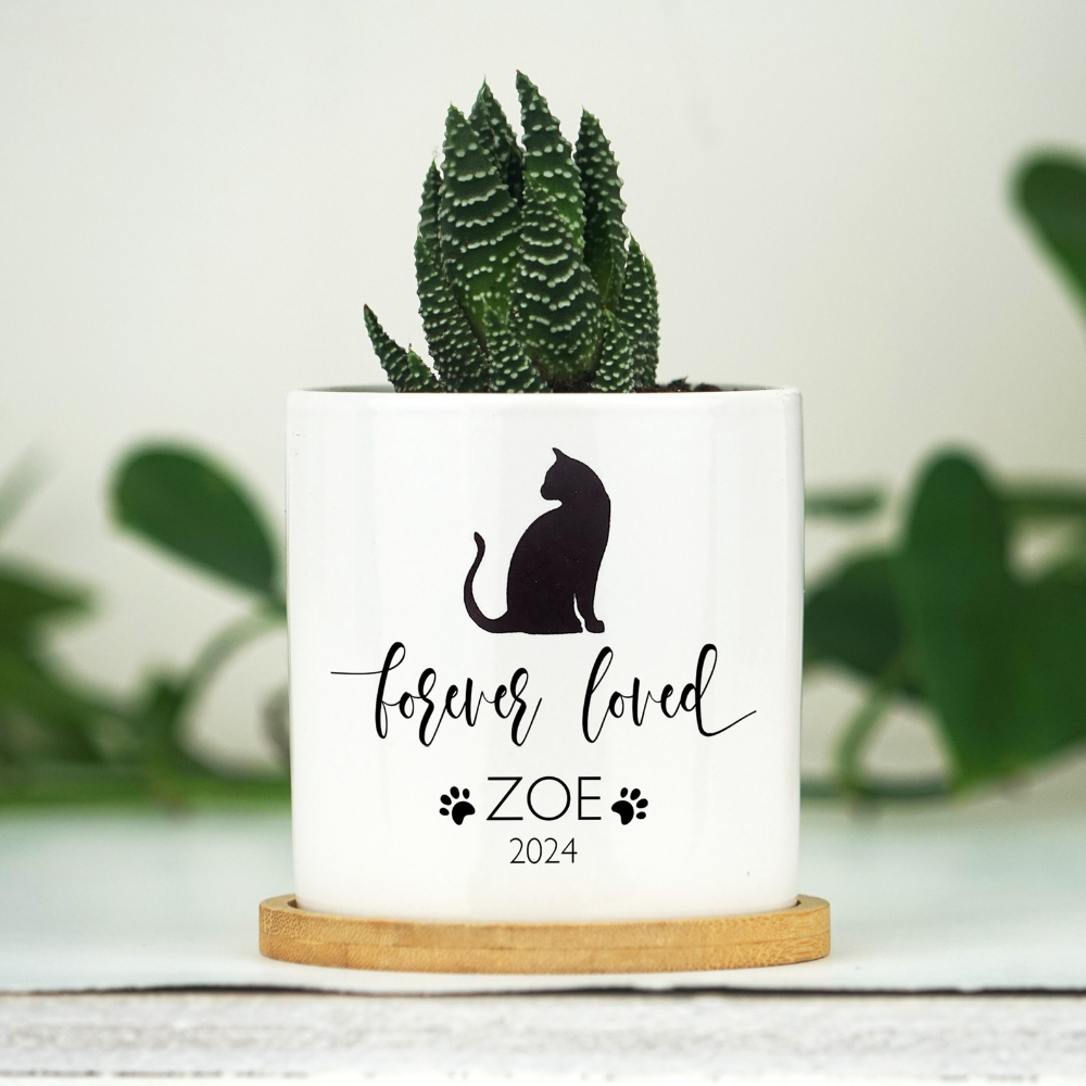 Forever Loved Memorial Cat - Personalized Plant Pot And Vase - Memorial Cat 1-1_43f76940-d0de-4c4e-ad38-b2cbee856b29.png