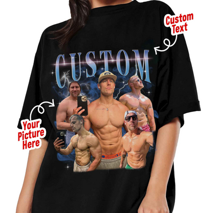 Custom Your Boyfriend Bootleg Tee, Retro Custom Bootleg Rap Tee, Custom Bootleg, Custom Boyfriend's Photos, Vintage Graphic 90s Design Tshirt 1-1_ba391dbd-89ce-4c04-89a7-a51480b1a84b.png