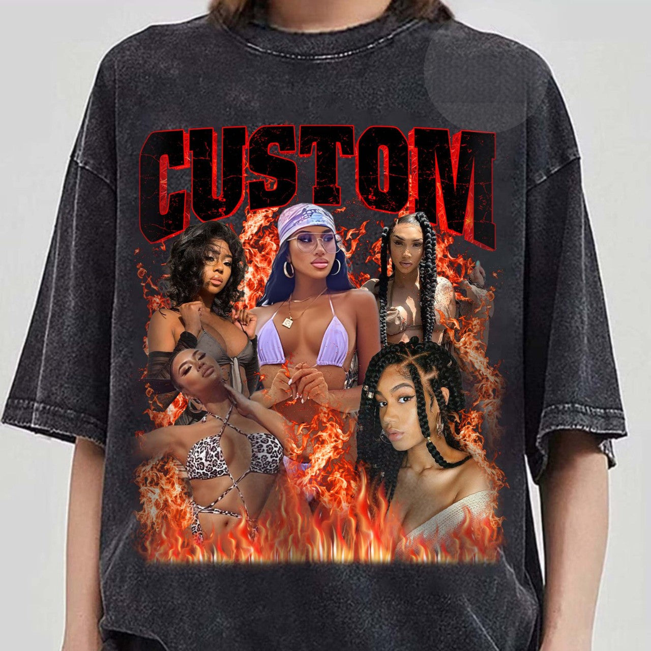 Custom Bootleg Rap T shirt, Personalized Girlfriend Picture Shirt, Rock Style Vintage Custom Tshirt, Gift For Girlfriend 1-1_c6dab838-f7f7-4ef4-85de-c80bd33cd2d8.jpg