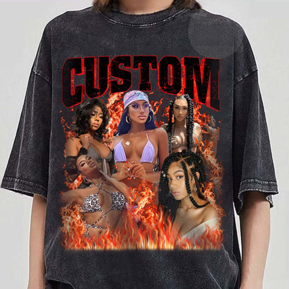 Custom Bootleg Rap T shirt, Personalized Girlfriend Picture Shirt, Rock Style Vintage Custom Tshirt, Gift For Girlfriend 1-1_c6dab838-f7f7-4ef4-85de-c80bd33cd2d8.jpg