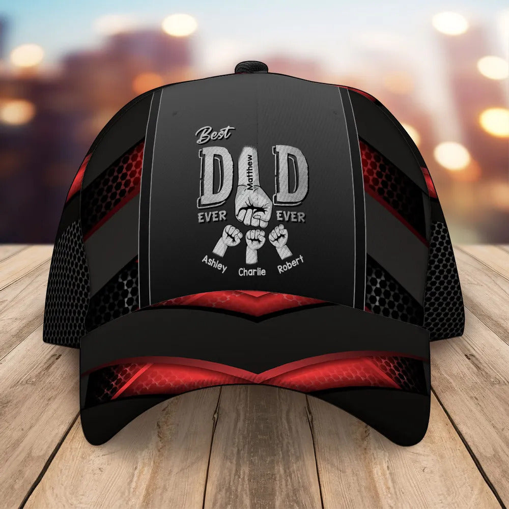 Best Dad Ever Fist Bump - Personalized Classic Cap - Gift For Father, Father's Day 1-1_dffc0e25-2c43-484b-97f5-d30cfc1734c2.jpg