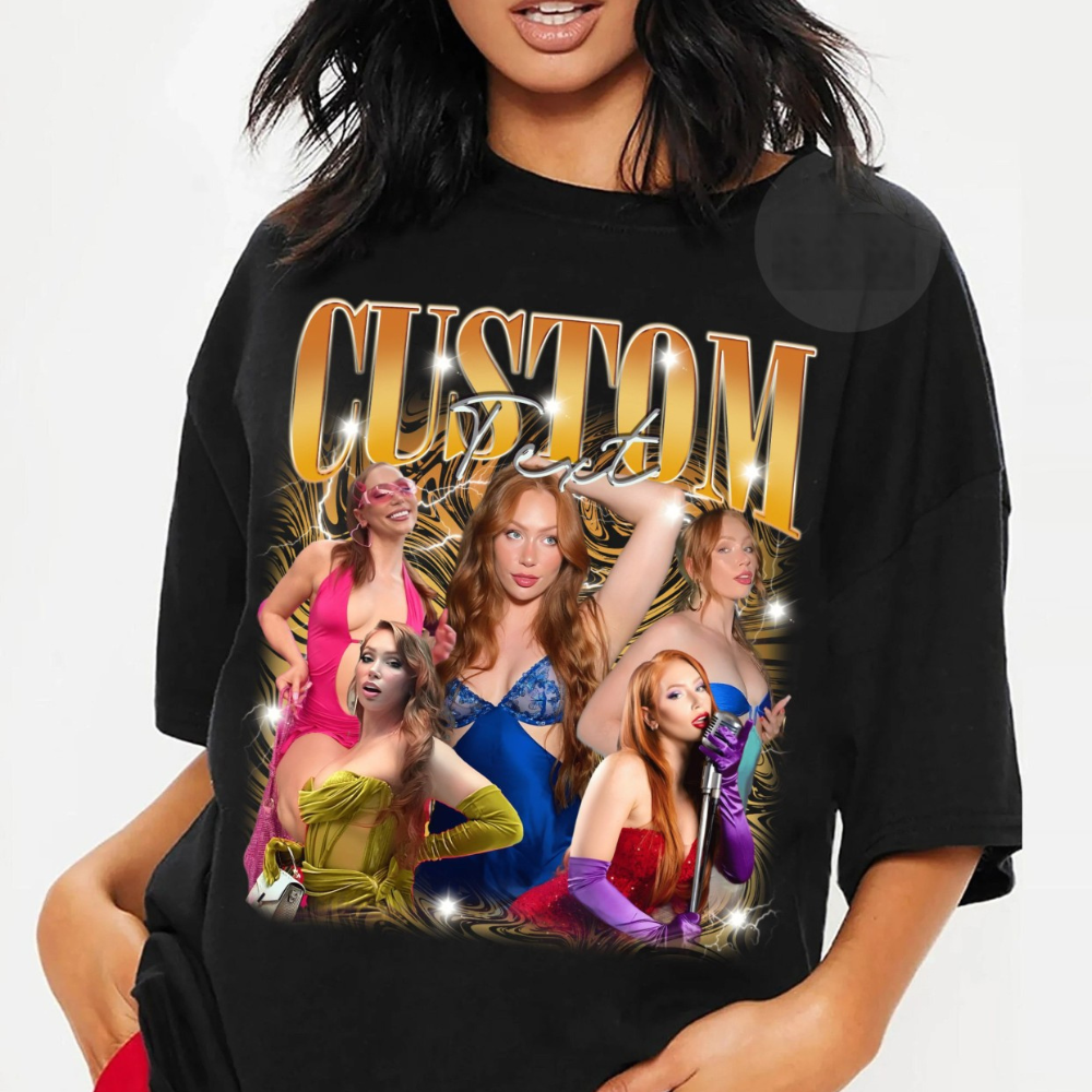 Custom Bootleg Rap Tee, Custom Photo - Vintage Graphic 90s Tshirt, 90s Style, Custom Photo Shirt, Gift For Girlfriend 1-2_1d6d8299-8b35-4baf-a61f-1dc326e0eca2.png