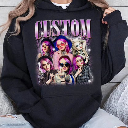 Custom Bootleg Rap Tee, Custom Photo - Vintage Graphic 90s Hoodie, 90s Style, Custom Photo Shirt, Gift For Girlfriend 1-66a856679edf120008d6f3d8.jpg
