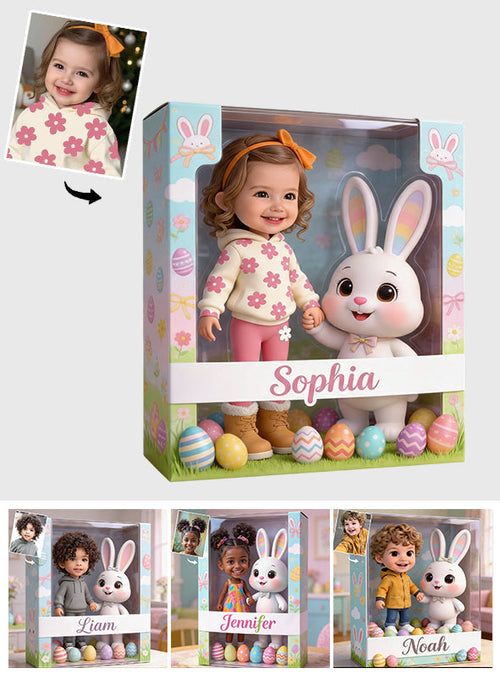 Custom Photo Easter Gift - Personalized Kid Custom Shaped Acrylic Plaque