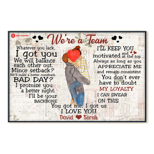 We're A Team Vintage Personalized Canvas Gift For Couple 101_5aada42f-11ad-4131-b0b2-9e956ff39502.jpg