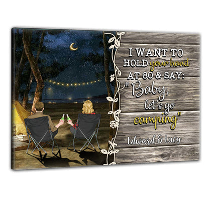 I Want To Hold Your Hand, Camping - Personalized Canvas - Gift For Couple 106_b21b9337-3bd1-4020-a326-18a838d8f292.jpg
