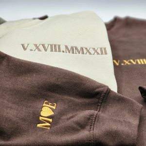 Personalized Roman Numeral Date and Initial Perfect for Couple's Anniversary Embroidered Shirt 10_5000x_c3ffb024-00aa-48d3-b479-0940abcc05d8.png