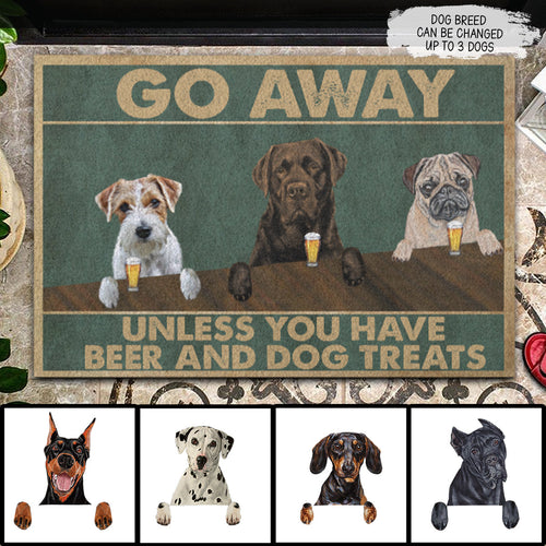 Beer And Dog Treats Personalized Doormat Gift For Dog Lovers 10.jpg