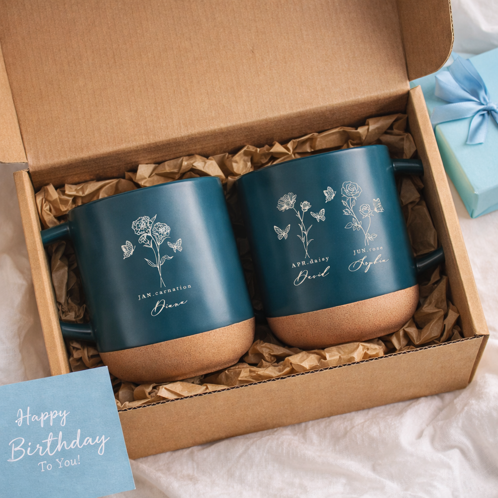 Custom Family Birth Flowers - Personalized Engraved Pottery Mug - Birthday Gift For Grandma, Mom, Daughter, Mother's Day Gift 11-1.png