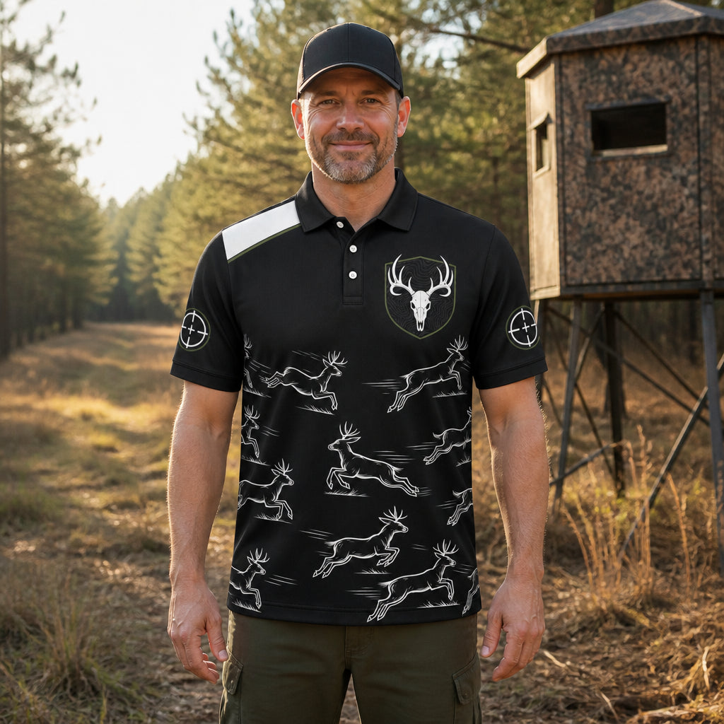 Patriotic Buck Skull Hunter AOP Polo - Polo shirt - All over printed 11042c23-3d7b-489a-9520-be2dba2e4ac5.jpg