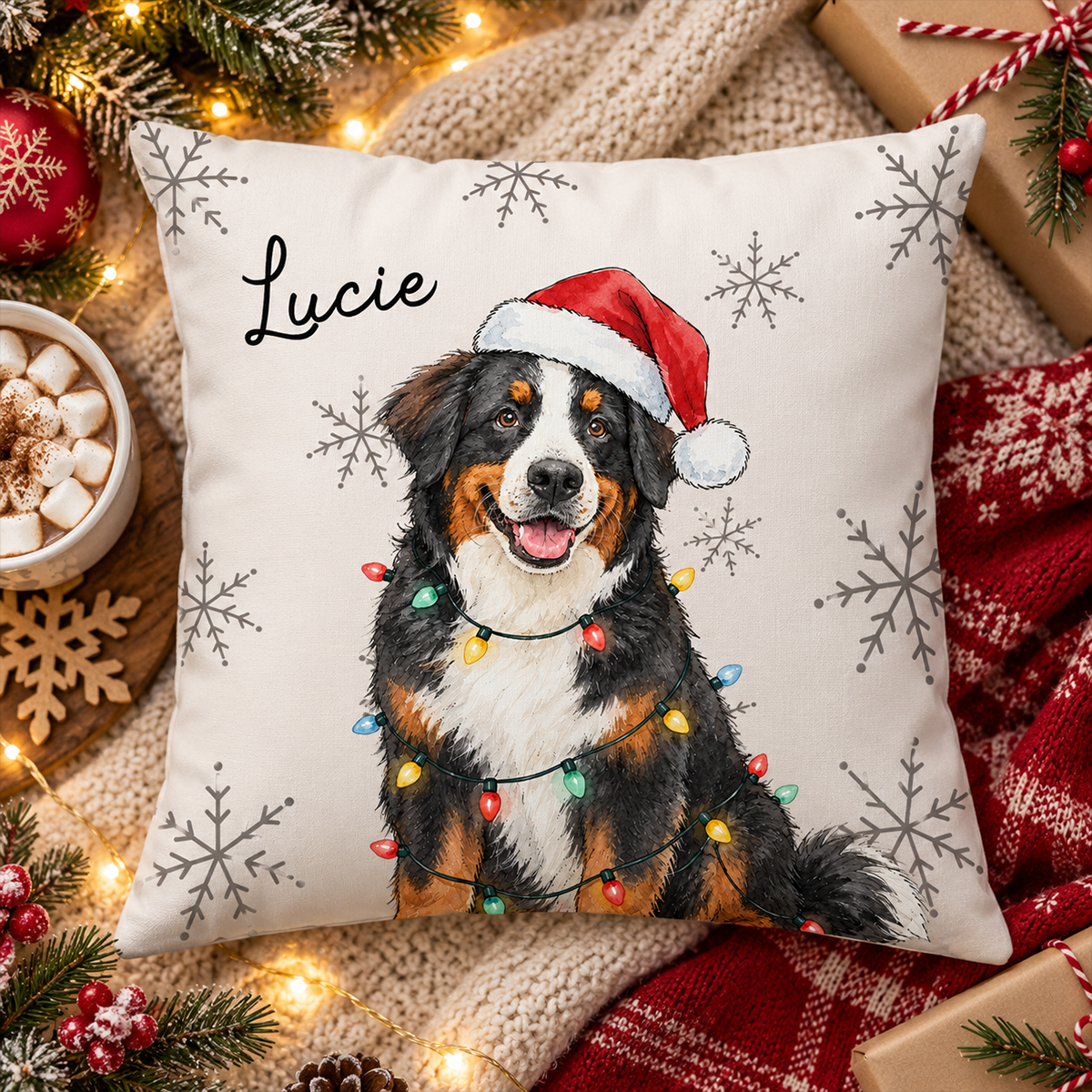 Custom Pet Photo Watercolor Art Christmas Winter Decor Gift - Personalized Pillow 115d0dca-349f-4d6e-bfd6-e2daae2c440b-3.png