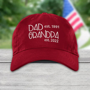 Dad Grandpa Est VT22120081, Custom Nickname Embroidered Cap 12019_67374177-4a71-4a94-b387-a2af76757e23.jpg