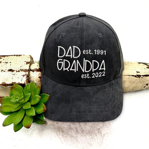 Dad Grandpa Est VT22120081, Custom Nickname Embroidered Cap 12020_ab0f86f4-112d-46c2-a2eb-0af097fbb0bc.jpg