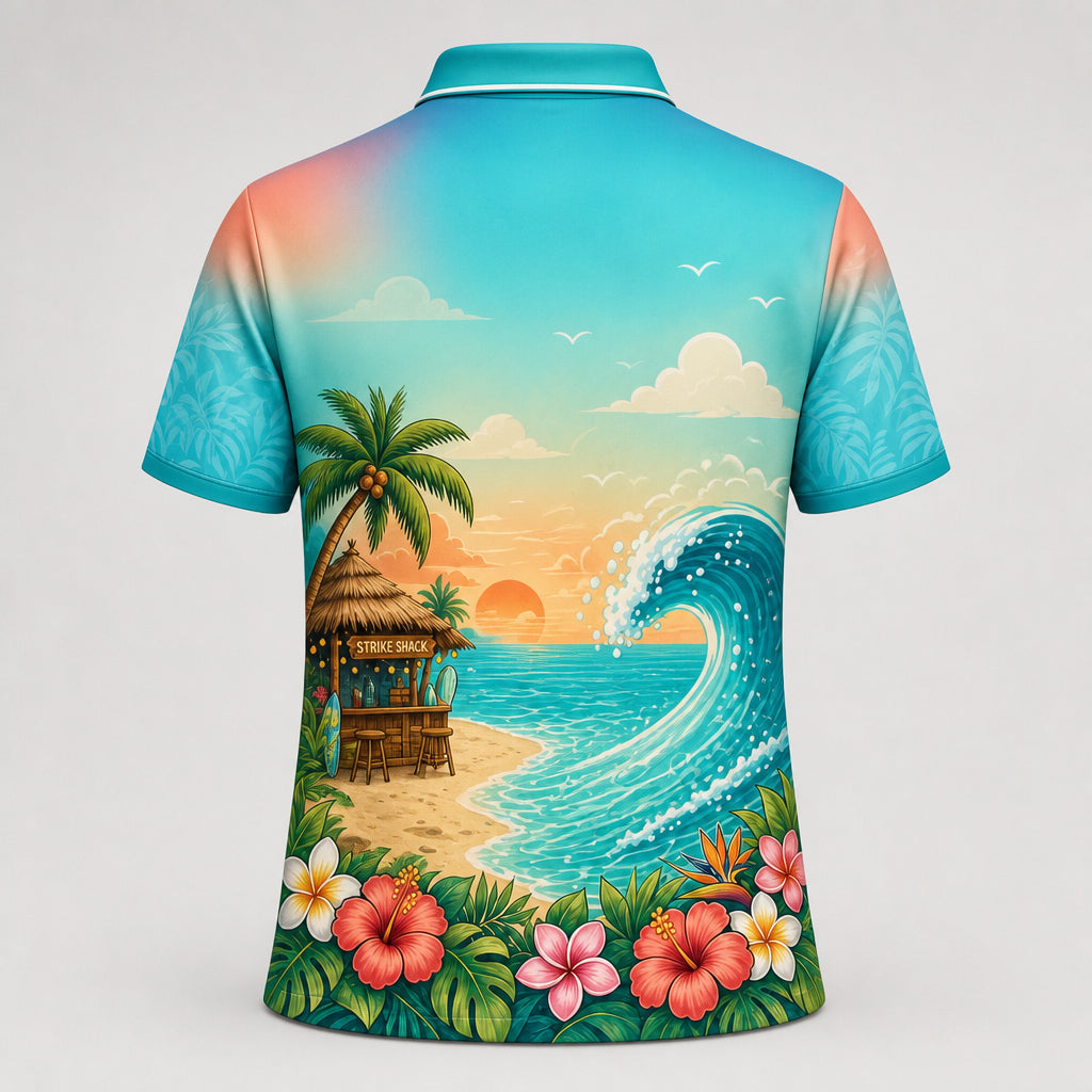 Personalized [Team Name] Crew Bowling Polo Shirt – Custom Name, All-Over Print