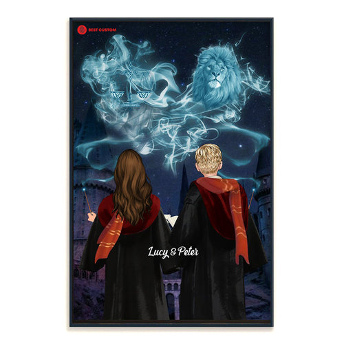 Wizard Couple Fan Art Custom Canvas For Couple 126.jpg