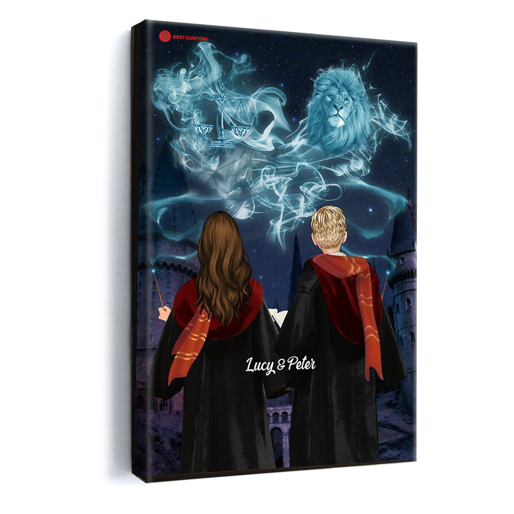 Wizard Couple Fan Art Custom Canvas For Couple 127.jpg