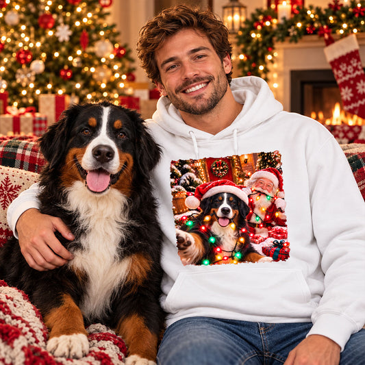 Custom Funny Photo Dog Selfie Santa Gifts - Personalized Comfort T-Shirt 127489da-3cfd-4bfd-8229-a32e72647c98-3-2-.jpg