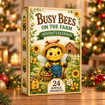 Busy Bees Advent Calendar 2026 - 24-Day Festive Countdown, Acrylic Charms Blind Box - Gift For Bee Lover 12fdb5a5-21f1-4c34-8ef8-868930ca4107-bee-box.png