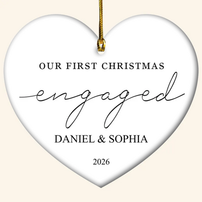 Our First Christmas Engaged - Personalized Ornament - Christmas Gift 14-1.png