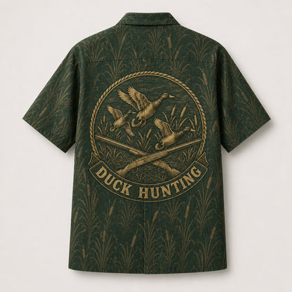 Duck Hunting Hawaiian Shirt with Custom Family Name - Personalized Hawaiian Shirt 145c1e21-4160-4784-8c0e-7d9b3a44dd61.jpg