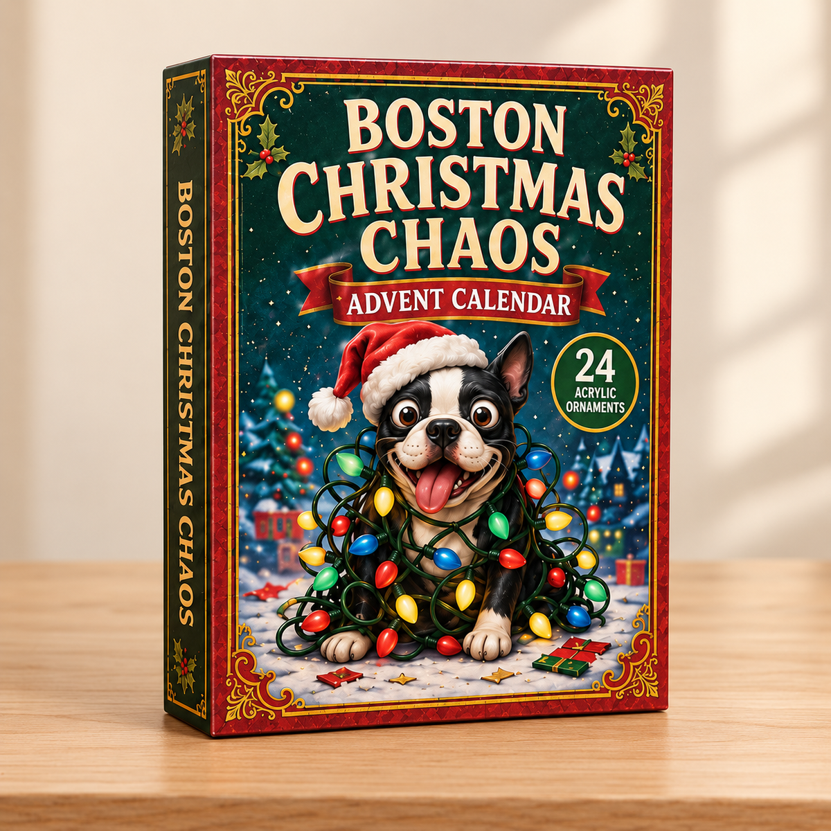 Boston Christmas Chaos Advent Calendar 2026 - 24-Day Festive Countdown, Acrylic Charms Blind Box - Gift For Dog Lovers 14649555-b2e1-4cd8-9a90-05d3779fe17e-boston-box.png
