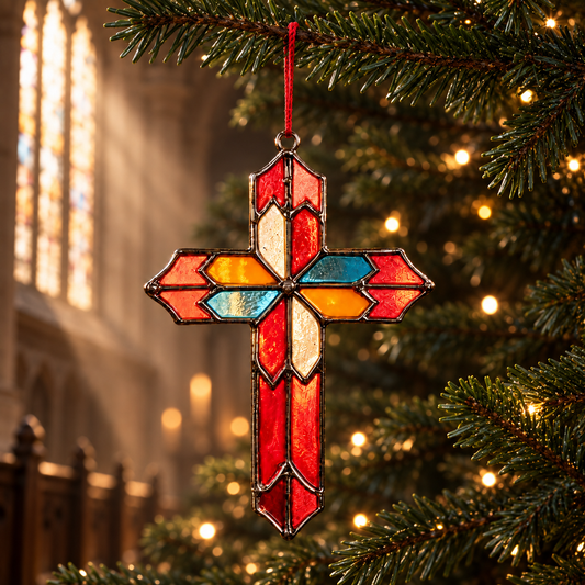 Christian Cross Stained Glass Suncatcher, Colorful Religious Faith Church Prayer Room Decor, Handmade Chapel Window Decor, Thanksgiving Gift, Christmas Gift 14a39715-2fb4-4e94-9a84-ef07b2d83bd6-Th-nh-gi-k-nh-m-u-tr-n-c-y-th-ng-Noel-2.png
