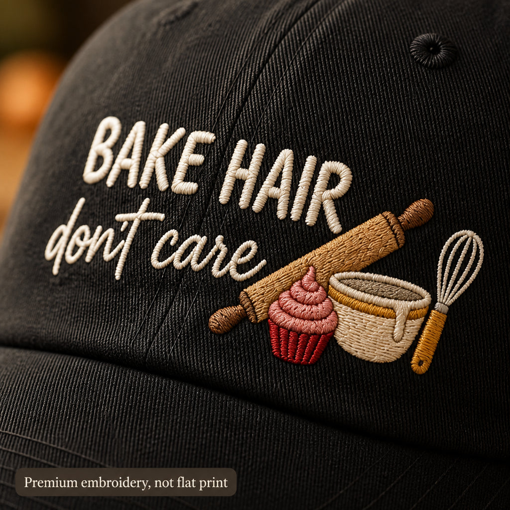 Bake Hair Dont Care Cap - How it is made