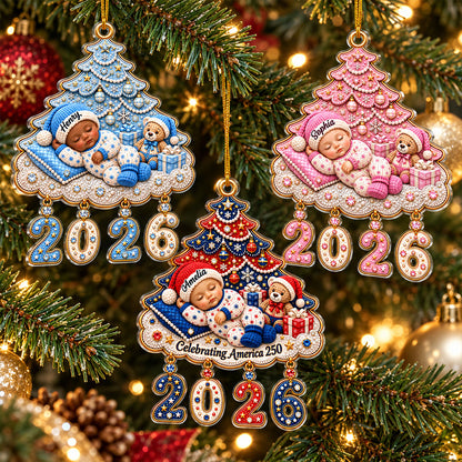 Christmas Baby Keepsake First Christmas Baby First Christmas 250th Ornament - Personalized Acrylic Ornament 14ca9d55-dd6d-481e-aacc-f8bac94809a9-1-1-.jpg