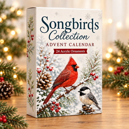Songbirds Collection Advent Calendar 2026 - 24-Day Festive Countdown, Acrylic Charms Blind Box - Gift For Birds Lovers 14dd2497-37a8-4edc-be4b-549ad88808a1-bird-box.png