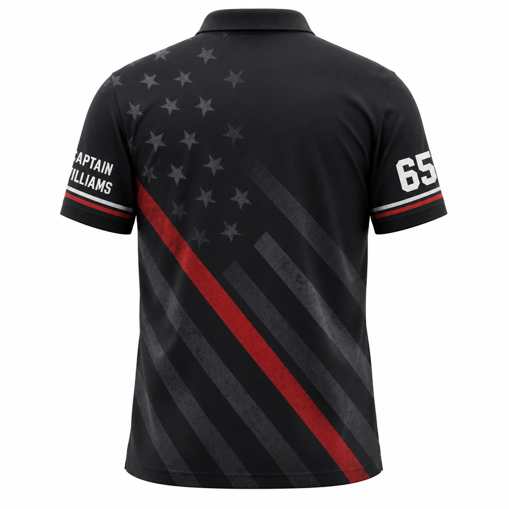 Custom Fire Dept Thin-Red-Line AOP Polo - Personalized Polo shirt - All over printed 157243b6-03d4-4f92-a95c-a5946b571cca.jpg