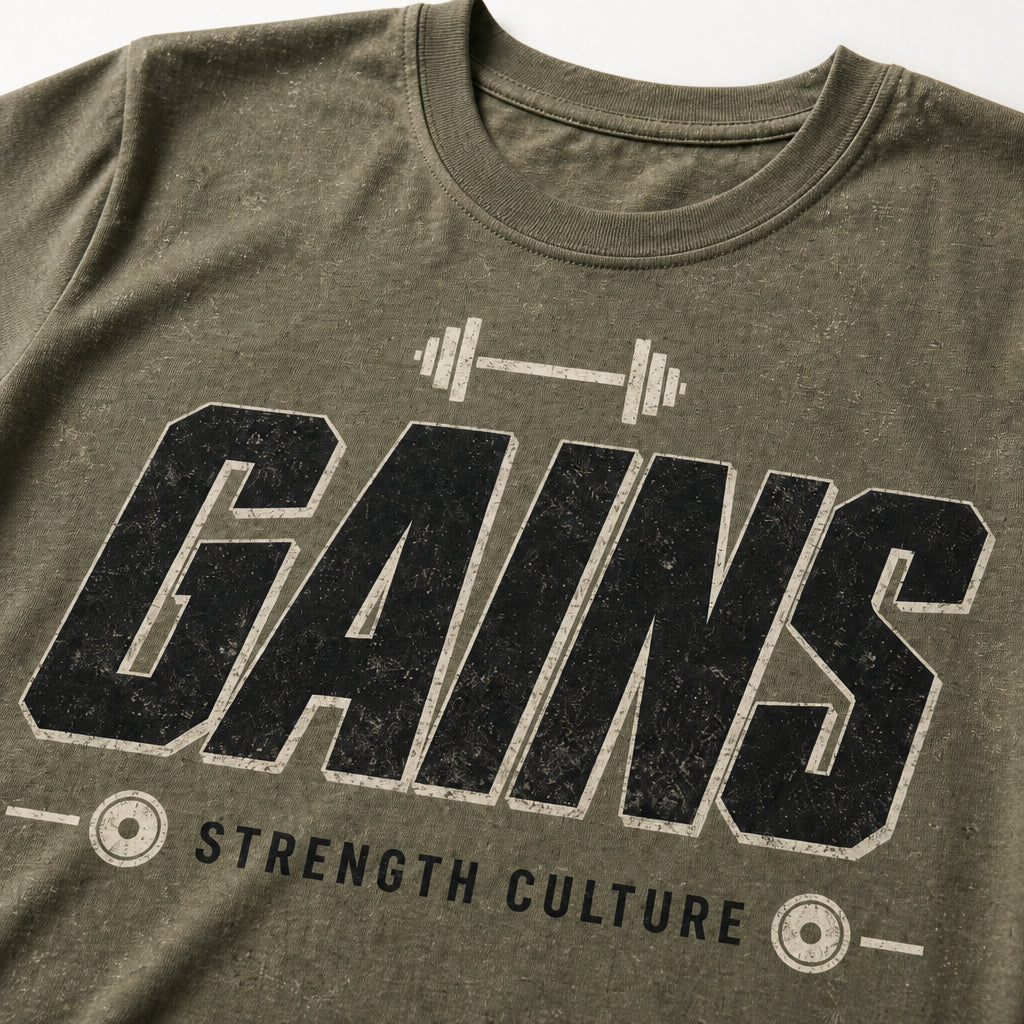 GAINS Bold Gym Tee - T-Shirt - All over printed 15843510-b2f4-47b6-9ccc-21f8dd3372a0.jpg