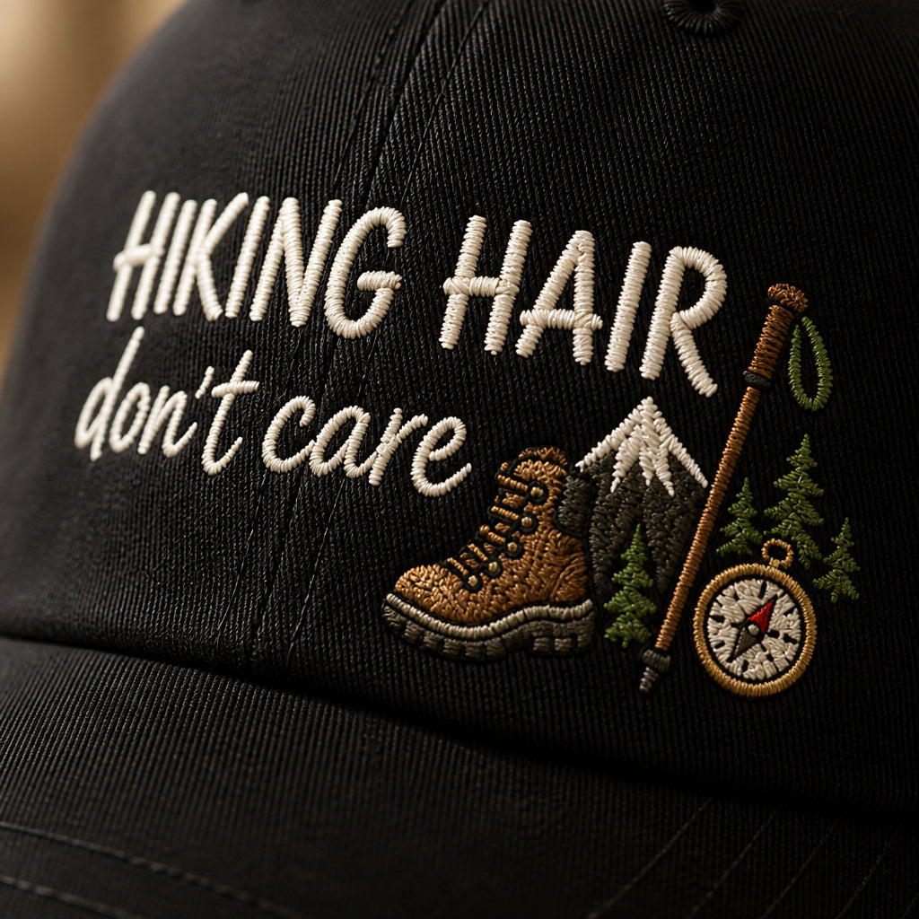 Hiking Hair Dont Care Cap - How it is made