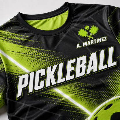 Pickleball Speedline AOP Team Tee — Personalized Name & Team - Personalized T-Shirt - All Over Printed 1601f024-d678-4188-bed7-ee3764c7d4b1.jpg