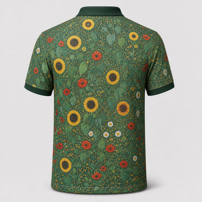 Farm Garden With Sunflowers — Museum Polo - Polo shirt - All over printed 164efbe6-4248-44c5-b156-713c9745bf5b.jpg