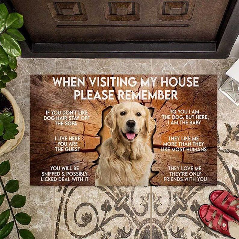 Custom Dog Photo When Visiting My House - Personalized Doormat - Gift For Dog Lovers 1676533574546_5000x_f3b54edc-4bab-4cc2-87a2-c481d56442e8.jpg