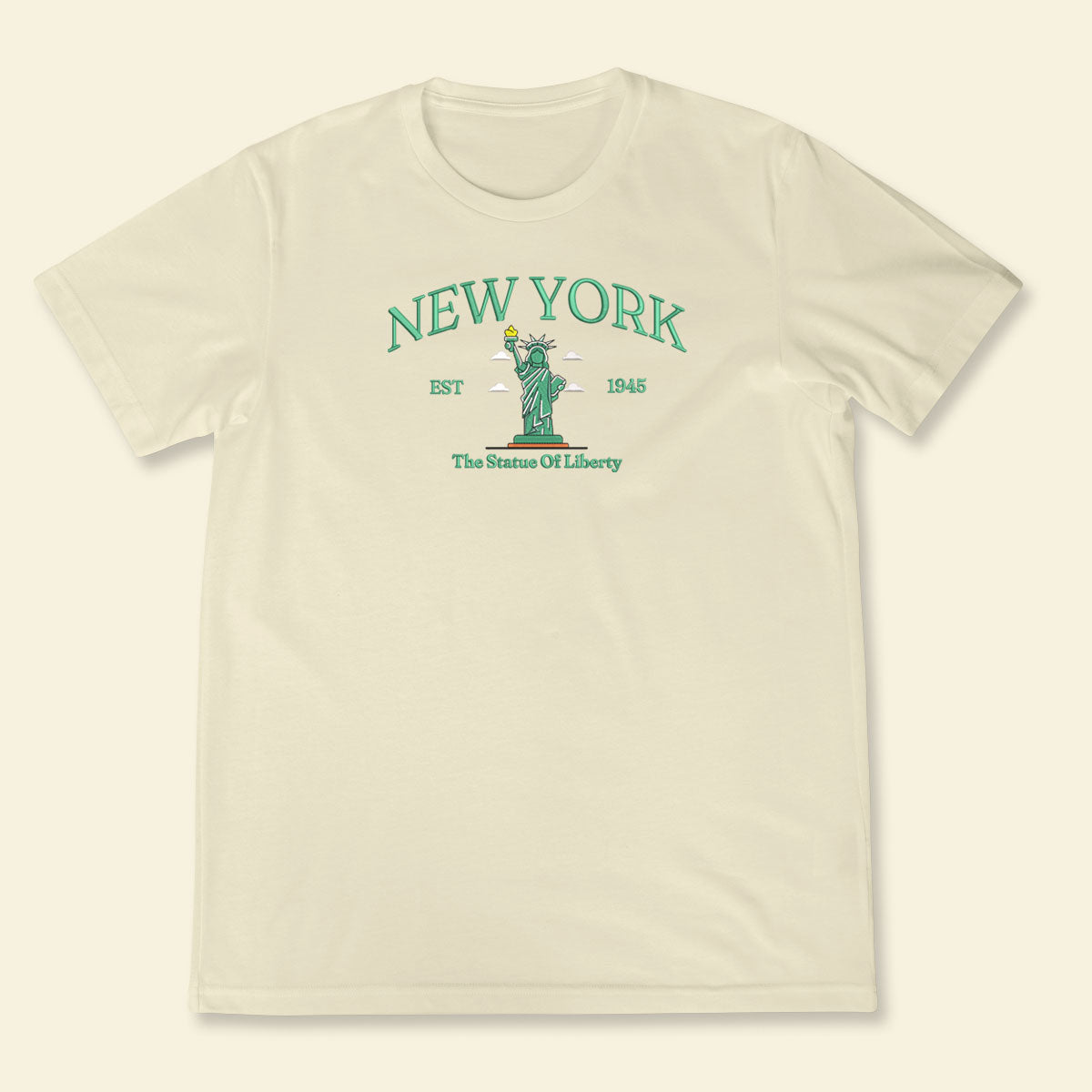 Newyork T-shirt, Embroidered Newyork The Statue Of Liberty State Shirt, Embroidered Newyork T-shirt 1688547021788.jpg