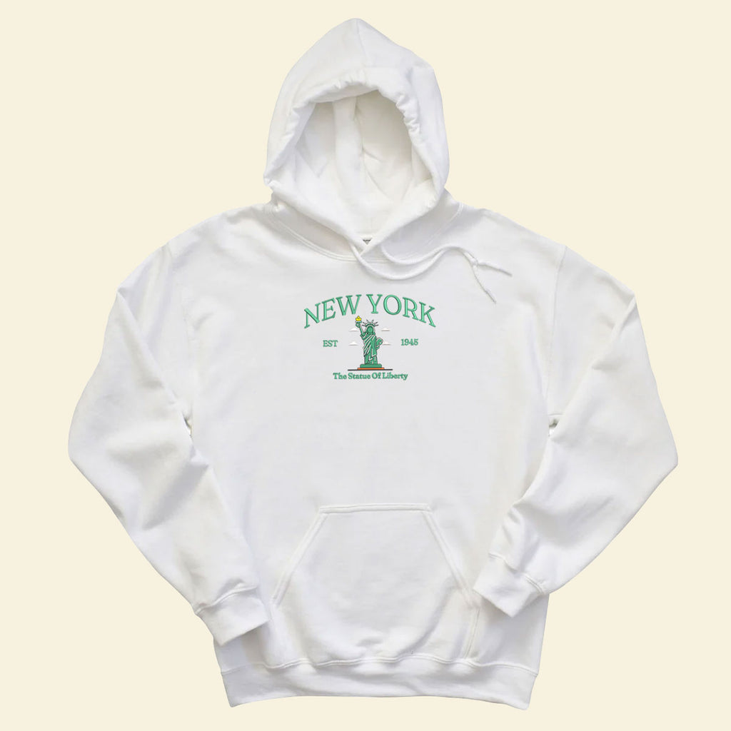 Newyork T-shirt, Embroidered Newyork The Statue Of Liberty State Shirt, Embroidered Newyork T-shirt 1688547021860.jpg