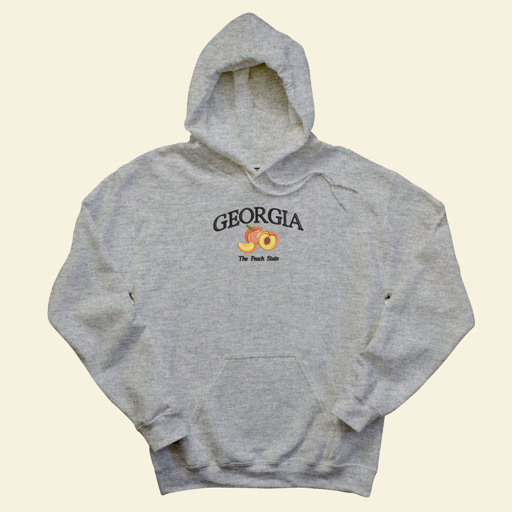 Embroidery Georgia The Peace State T-shirt, Embroidered City State Tee 1688548656057.jpg